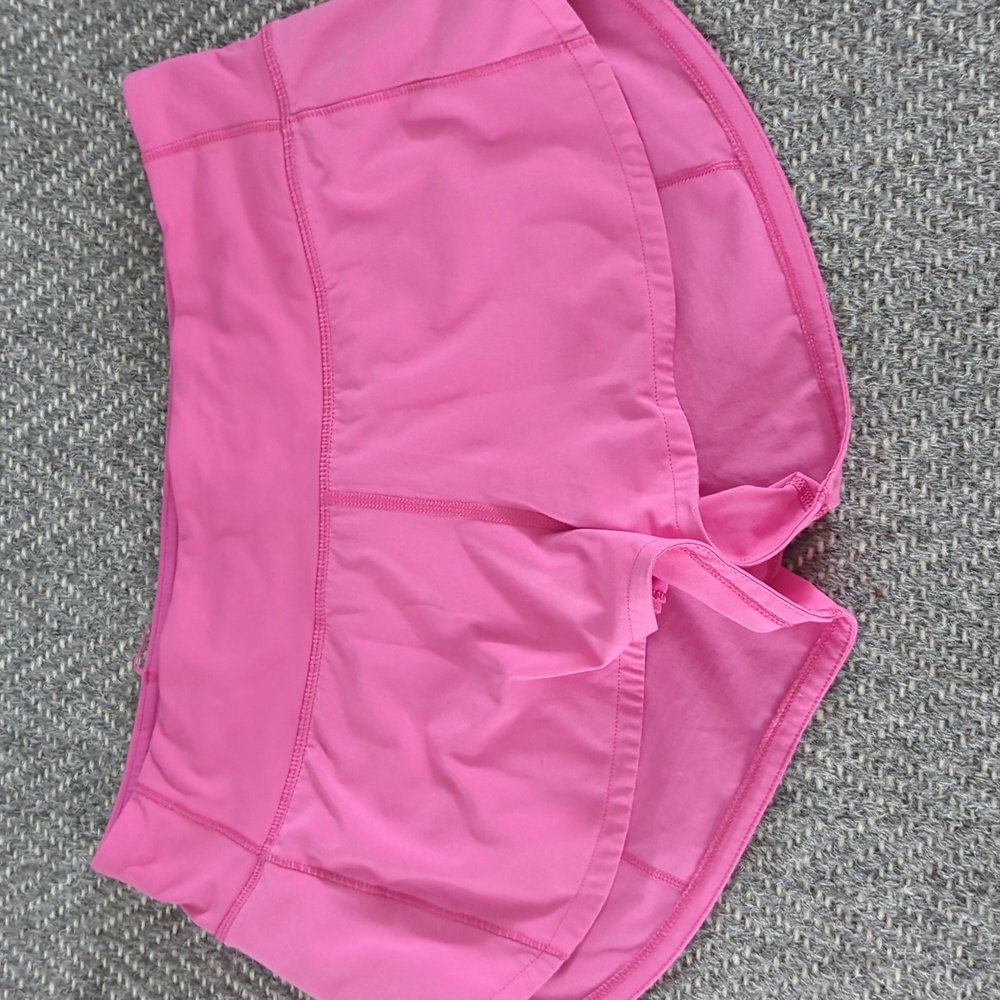 Lululemon Sonic Pink Low Rise Speed Up Short